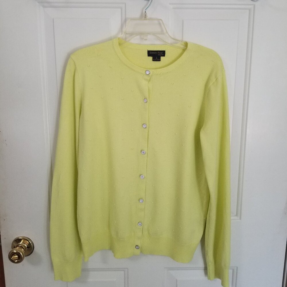 Yellow Cardigan Size L